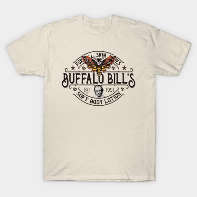 Buffalo Bill's Soft Body Lotion Lts T-Shirt by Alema Art
